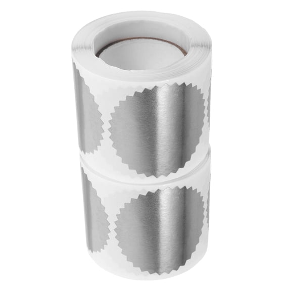 WASHWEPE 2 Rolls Paper Glassine Paper Adhesive Decorative Motivational Seals 1.85X1.85X0.04In for Graduation Ceremonies