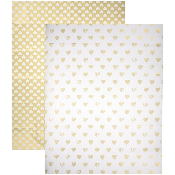 WASHWEPE Festival Wrapping Paper Wall Decoration Thickened Paper 20 Sheets Golden