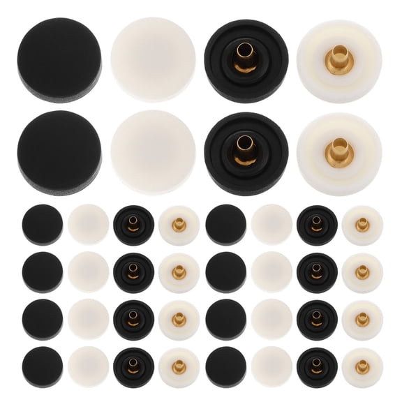 WASHWEPE 200Pcs Assorted Color Snap Fastener Parts for Sewing Jackets Coats DIY Use
