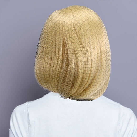 WASHWEPE 20Pcs Black Invisible Hair Nets for Bun Styling with Comfortable Fit and Easy Use