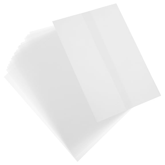 WASHWEPE 20Pcs Elegant Translucent Envelopes for Office and Home Correspondence