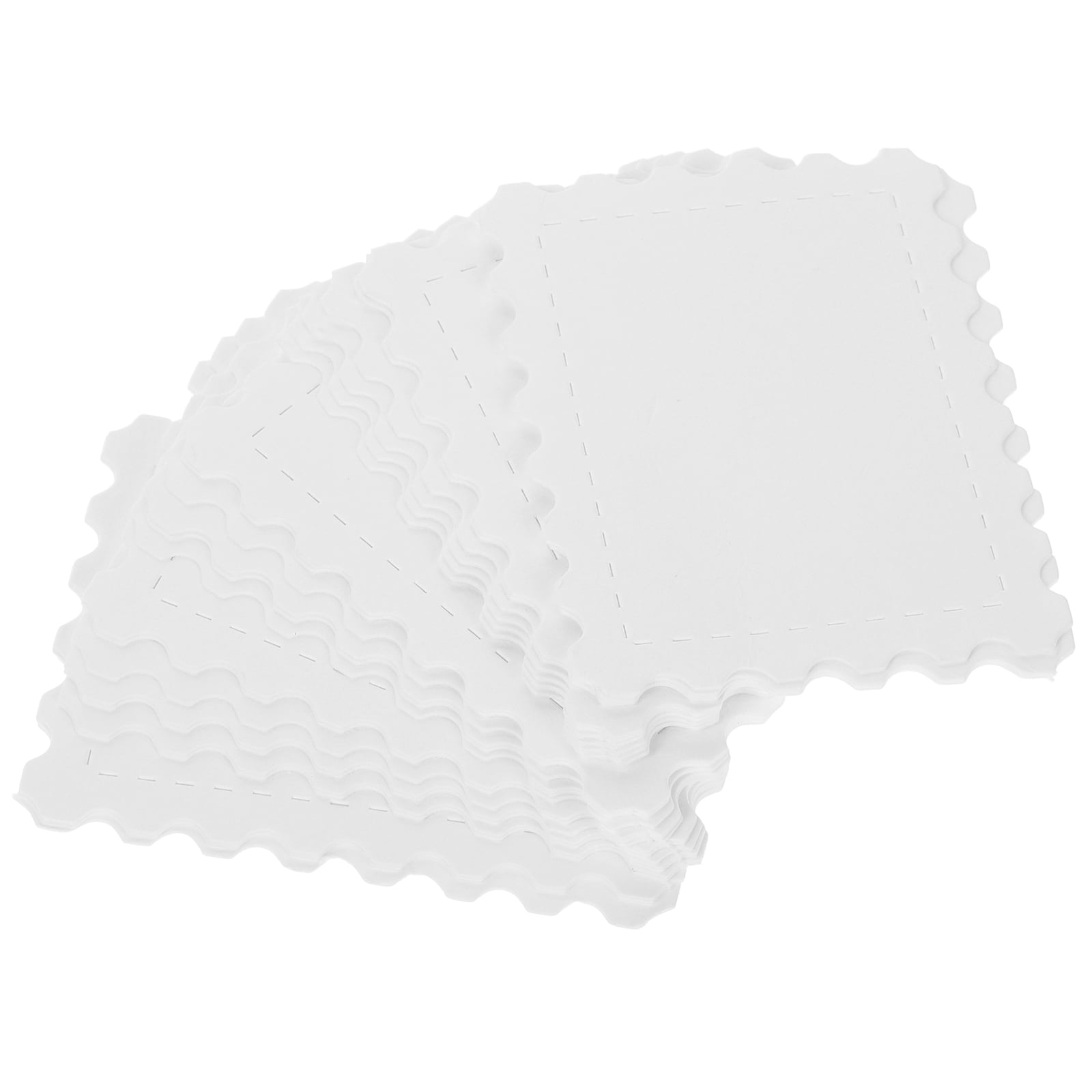 WASHWEPE 25Pcs Watercolor Postcards Blank White Rectangular Cardstock For Diy Crafting Scrapbooking