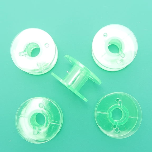 WASHWEPE 25pcs Sewing Bobbins Storage Box Assorted Color Suitable For Domestic Sewing Machine
