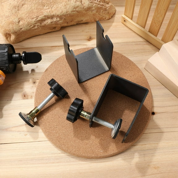 WASHWEPE 2Pcs C Clamps for Cabinet Installation Claw Clamps 7.50X6.50X5.00CM