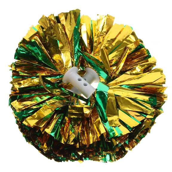 WASHWEPE 2Pcs Cheerleader Pom Poms for Sports Events Round Shape 11.40X8.65X8.65in