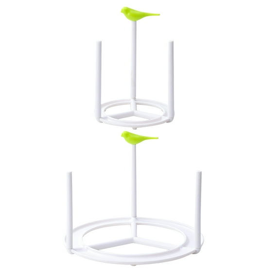 WASHWEPE 2Pcs Dish Draining Rack Sleek Modern Style for Homeowners with Drying and Storage Features