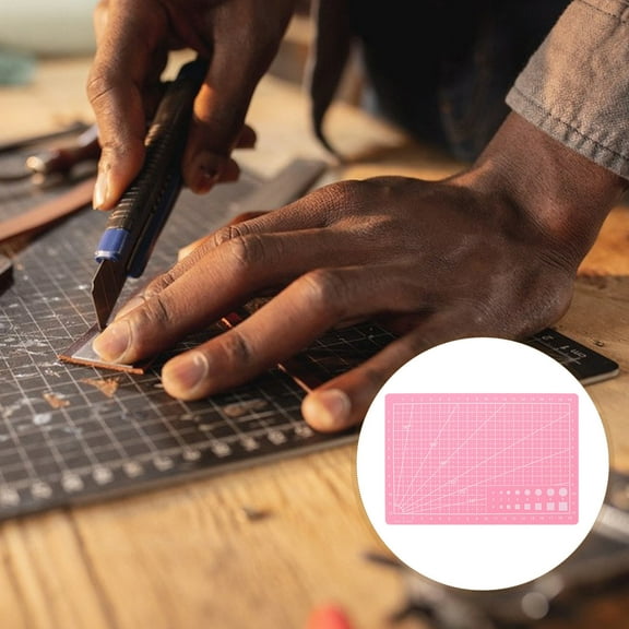 WASHWEPE Cutting Mat Pink 2Pack 8.25X5.70X0.04In