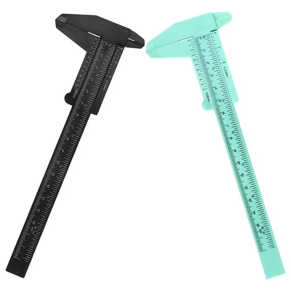 WASHWEPE 2Pcs Home Use Plastic Calipers for High Precision Measurements