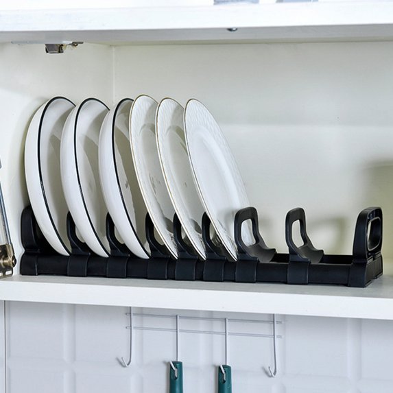 WASHWEPE 2Pcs Multi Rectangular Kitchen Dish Drain Rack Simple Design For Family Use