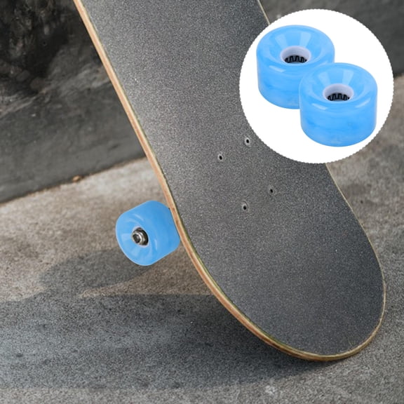 WASHWEPE 2Pcs Multi Use Skate Board Wheels for Teenagers and Adults
