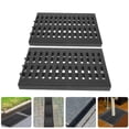 thumbnail image 1 of WASHWEPE Drain Covers Trench Drain Grate Black Composite Materials 2Pcs, 1 of 8