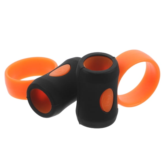 WASHWEPE 2Pcs Rubber Drum Stick Control Clip Non Slip Finger Loop for Easy Twirl and Precise Grip
