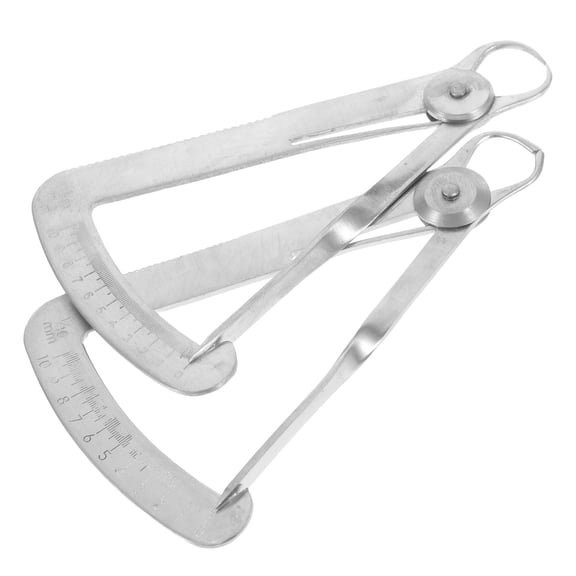 WASHWEPE measuring calipers Thickness Gauge Stainless Steel Professional Use Triangular 2Pcs