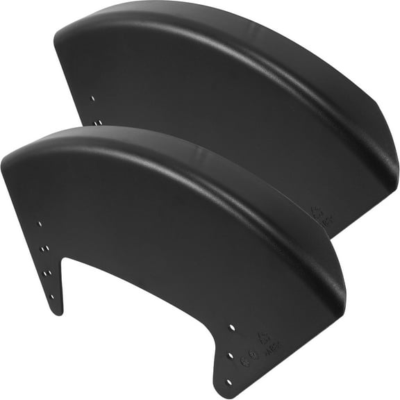 WASHWEPE 2Pcs Wheelchair Tires Mudguard for Enhanced Stability 14.3x8.3x1.7in ABS
