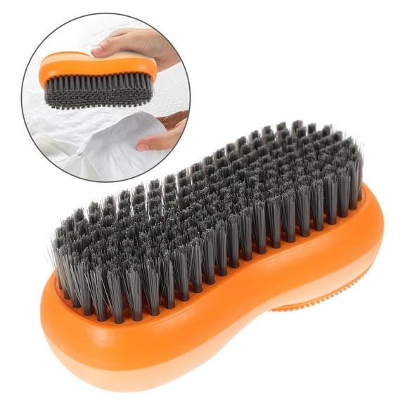 WASHWEPE 2Set Cleaning Assistance Handheld Scrubbing Brush for Clothes Washing with Abs Material 11.8x2.2x1.9in