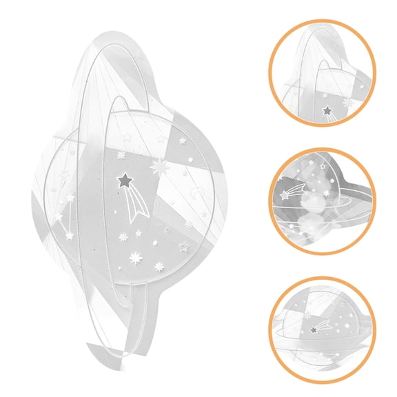 WASHWEPE 2Set Light Catching Window Stickers Decorative Film for Homeowners Glass Surfaces