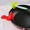 thumbnail image 1 of WASHWEPE 2Set Multi-Use Red Silicone Pot Lid Lifter for Kitchen Utensils and Steam Release, 1 of 8