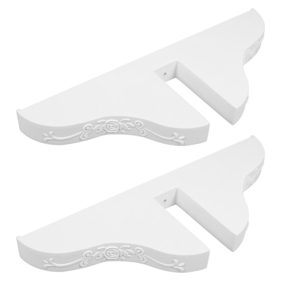 WASHWEPE 2Set White Room Divider Panel Stand Partition Support for Office Organization 11.8x4.1x1in