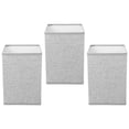 thumbnail image 1 of WASHWEPE 3 Pcs Small Linen Lamp Shade Square Design Light Diffusion for Home, 1 of 8