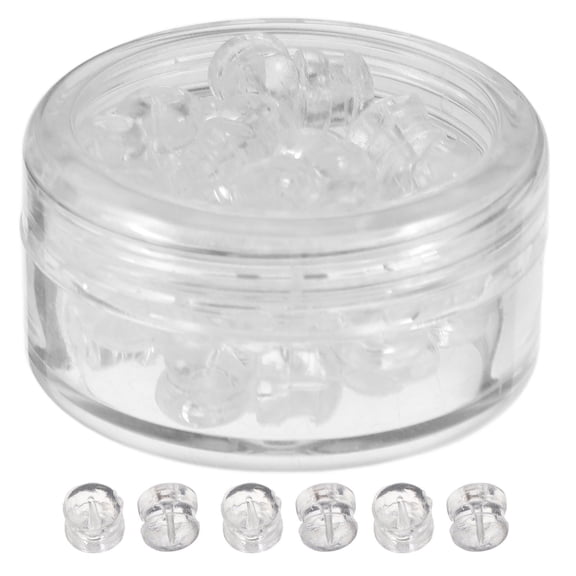 WASHWEPE Earring Backs Silicone Earring Safety Backs 30Pcs