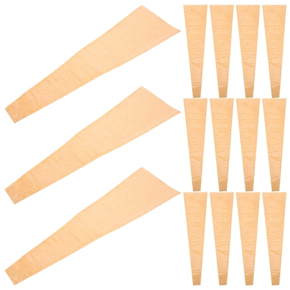 WASHWEPE 30Pcs Single Flower Wrapping Sleeve Bulk for Florist Use in Weddings and Events