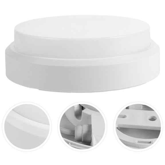 WASHWEPE Bathroom Ceiling Light Round 1Pack 6.9In Waterproof Led Kitchen Lamp