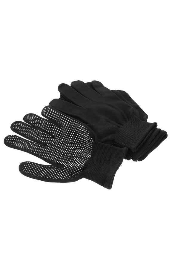 3Pairs Elastic Finger Gloves for Gaming and Outdoor Work with Breathable Nylon Material