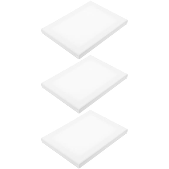 WASHWEPE 3Pcs Artist Painting Board for Designers Rectangular Shape Simple Style Structure