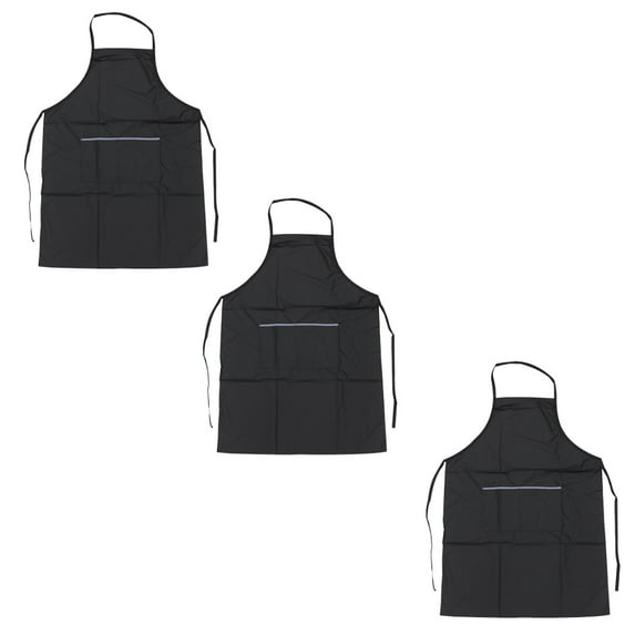 WASHWEPE 3Pcs Hairstyle Apron for Barber Shop Use Waterproof Protect Clothes .8x21.3in