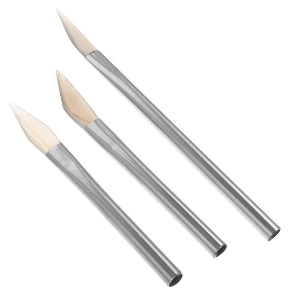 WASHWEPE 3Pcs Jewelry Polisher Metal Polish Knife Type Polishing Silver Cleaner Indoor Use