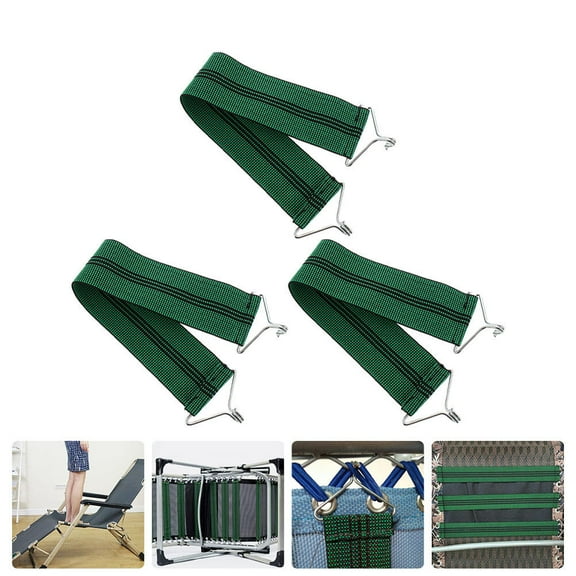 WASHWEPE 3Pcs Recliner Chair Reinforcement Belt Green Elastic Cloth for Recliners Chairs Pr