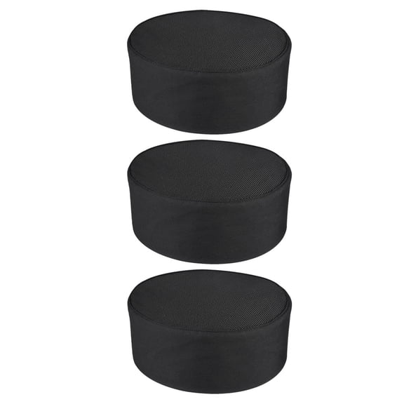 WASHWEPE 3Set Kitchen Hats with Breathable and Adjustable Design for Men and Women Chefs and Cooks