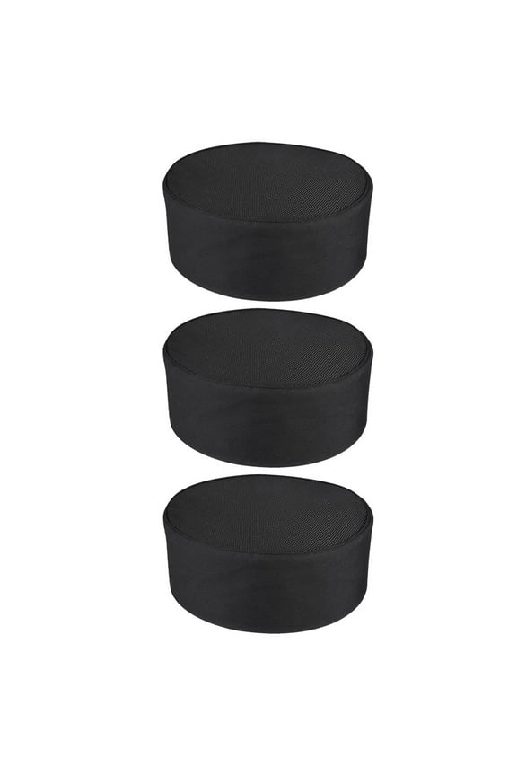 3Set Kitchen Hats with Breathable and Adjustable Design for Men and Women Chefs and Cooks
