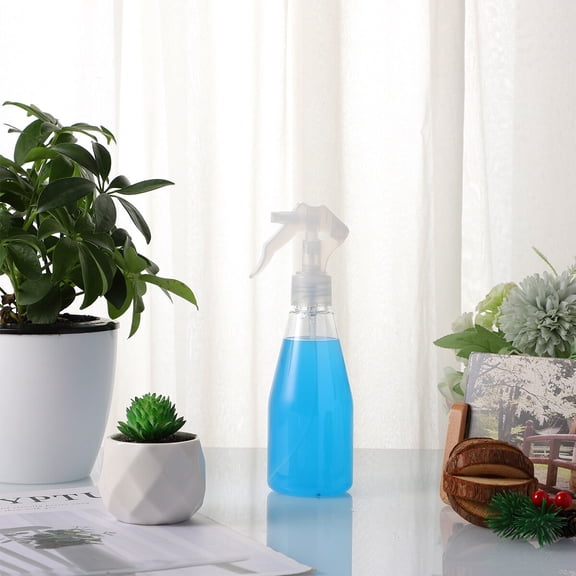 WASHWEPE 3Pcs White Plastic Spray Bottles Set with Leak Proof Sprayer Hand Press for Garden Use