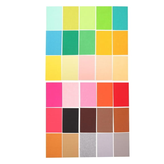 WASHWEPE 40Pcs Felt Fabric Sheets for Sewing Projects Assorted Color Creative DIY Handicraft Projects