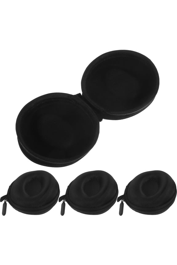 4PCS Watch Protector Box Black EVA for Single Watch Storage and Travel