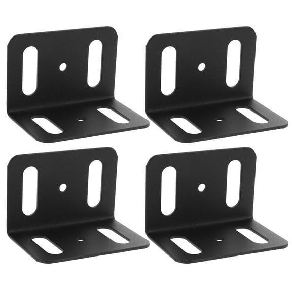 WASHWEPE 4Pcs Corner Brackets for Wood Heavy Duty Support for Shelves and Bed Frames