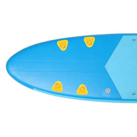 WASHWEPE 4Pcs D-shaped Buckle for Inflatable Boat Rope 3.54X3.14X0.39in