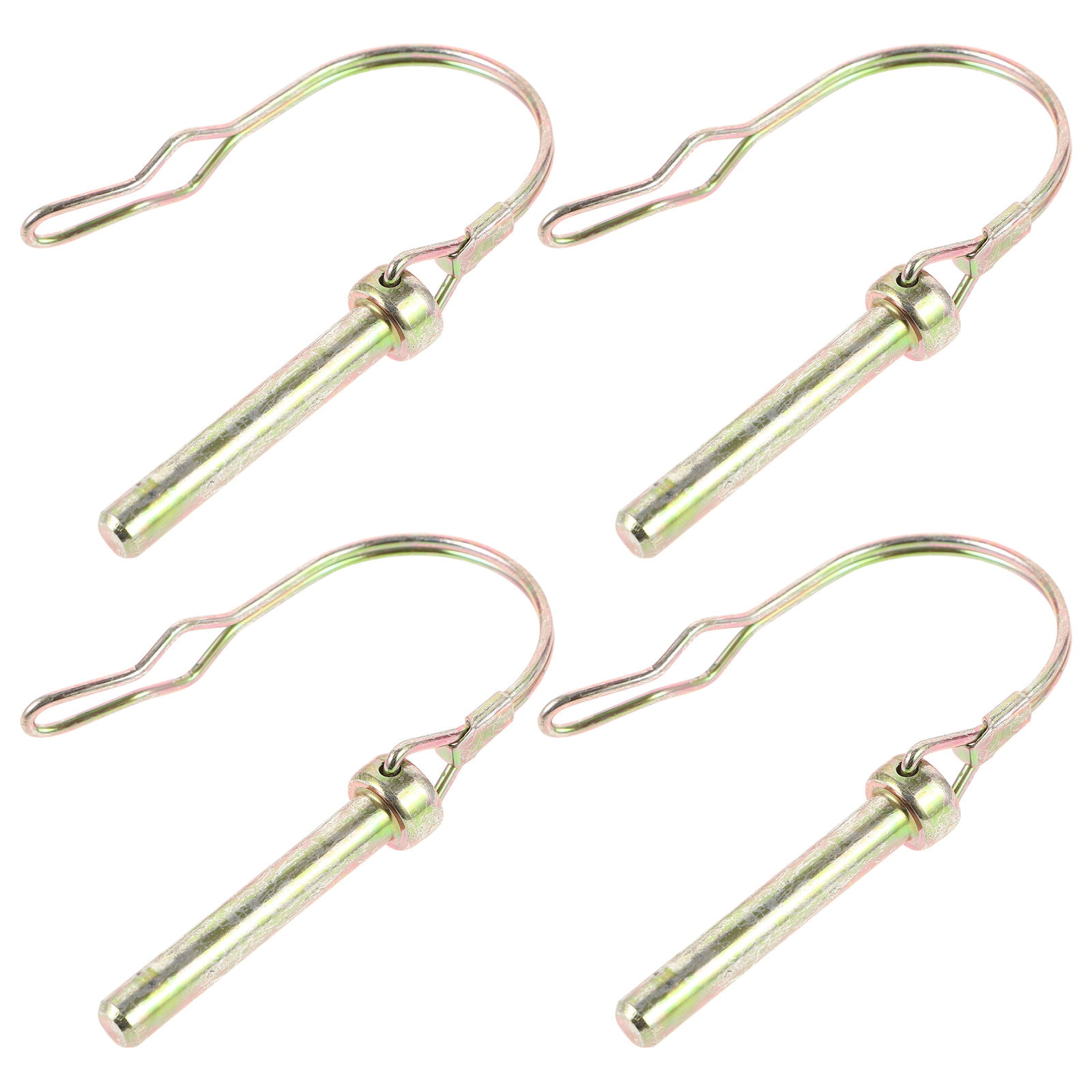 LOORGVEL 2-Pack Stainless Steel Shaft Locking Pin – 1.97 Inch Quick Release Trailer Coupler Lock – Corrosion Resistant, Saltwater Safe – For Trailers, Trucks, Boats, Tractors, & Lawn Equipment