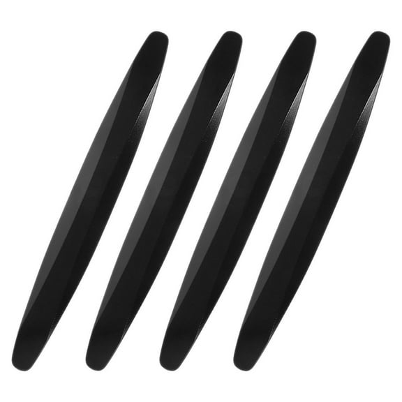 WASHWEPE 4Pcs Pu Black Car Door Bumper Guards For Anti Collision Protection