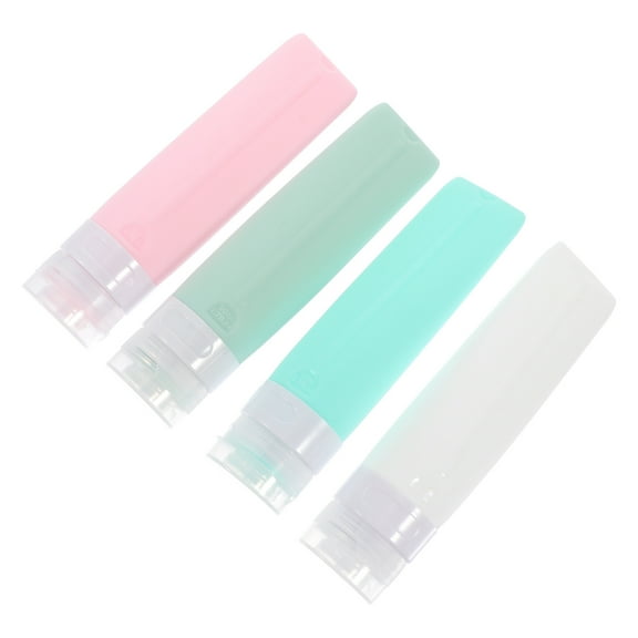 WASHWEPE 4Pcs Travel Containers Easy to Carry for Vacation Cosmetic Users
