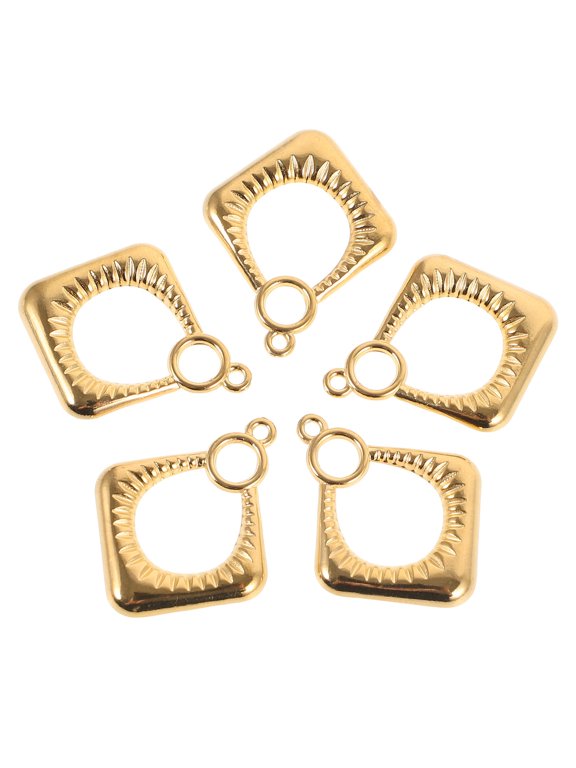 5-Piece Tiny Bohemian Shape Charms, Color Pendants for Jewelry Making, Bracelet Craft