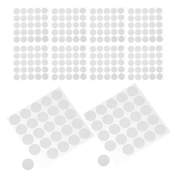 WASHWEPE 500Pcs Clear Nano Double Sided Adhesive Dots for Hanging Pictures and Home Projects