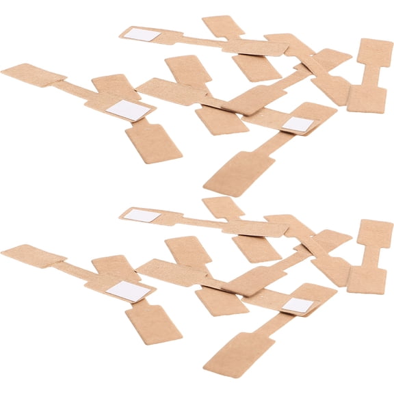 WASHWEPE Jewelry Identification Sticker Jewelry Price Tags 50Pcs 2.8X0.5In