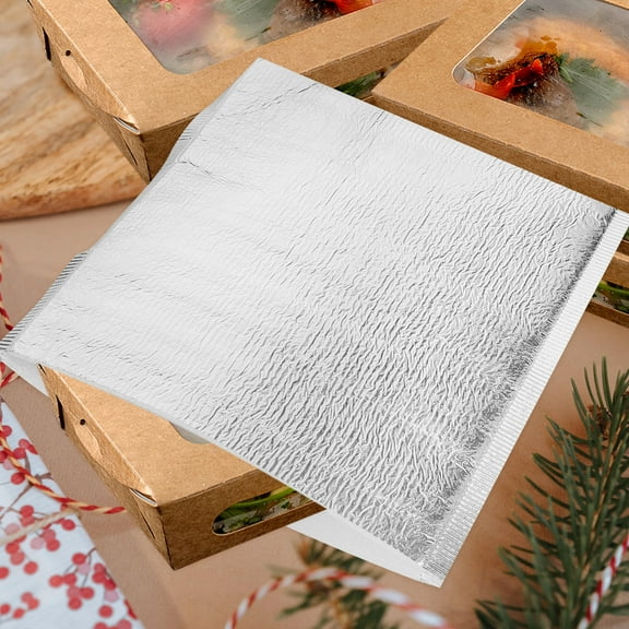 WASHWEPE 50Pcs Aluminum Foil Multi-Function Food Bag For Daily Use