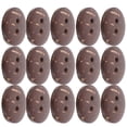 WASHWEPE 50Pcs Coconut Shell Buttons with Decorative Patterns for ...