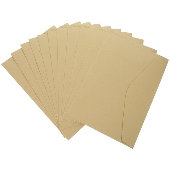 WASHWEPE 50Pcs Elegant Khaki Letter Envelopes for Wedding Invitations and Special Occasions
