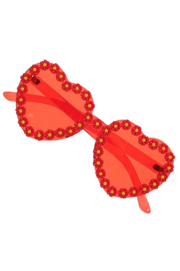 Eyeglasses for Women Heart Shaped Red PC 1Pack 5.9x5.6x2.4in