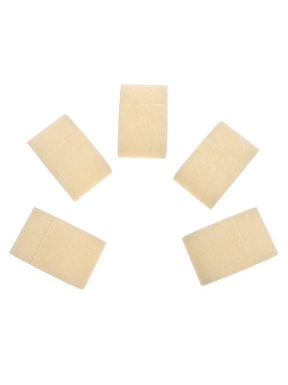 5Pcs Beige Bangle Display for Watches and Jewelry in Rectangular Shape