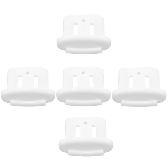 WASHWEPE 5Pcs Dishwasher Replacement Parts Upper Rack Slide End Cap for Homeowners and DIY Users 3.20X2.50X0.90CM